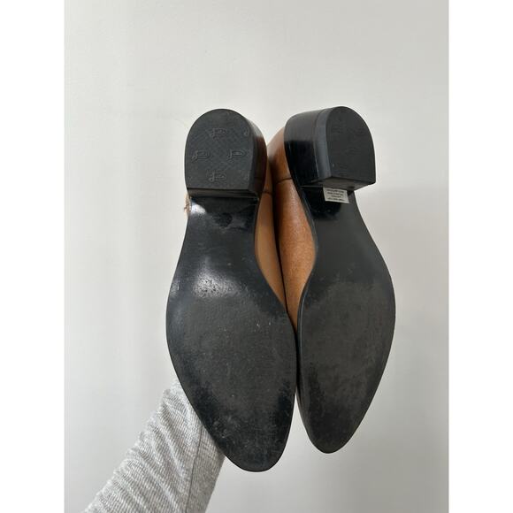 Justin Boots Brown Western Cowgirl Womens Size 7.5 B Leather Boho Basics - Picture 8 of 13